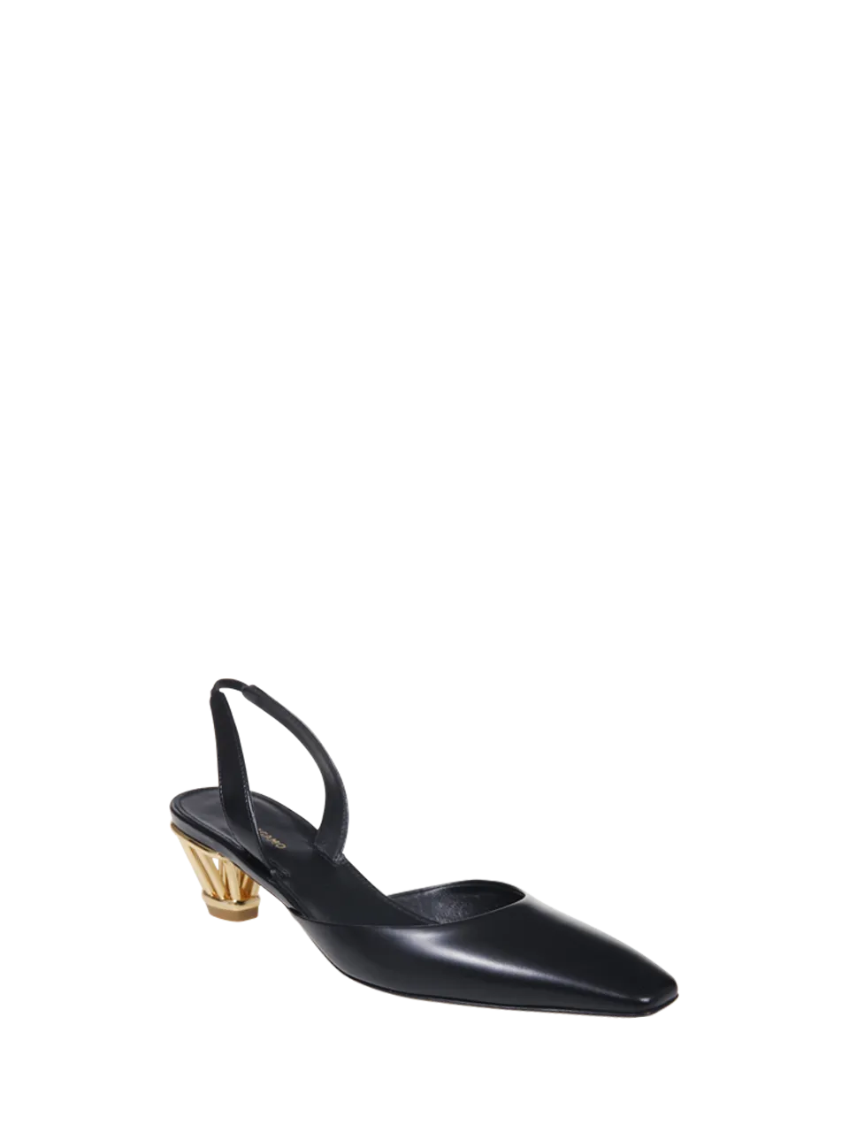 WOMAN FERRAGAMO BLACK LAMB LEATHER ALYSSA PUMP