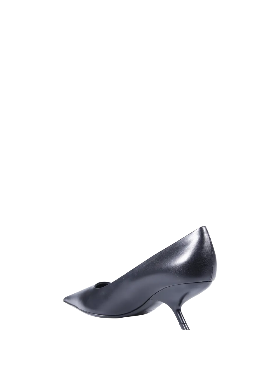 WOMAN FERRAGAMO BLACK LEATHER EVA 55 PUMP