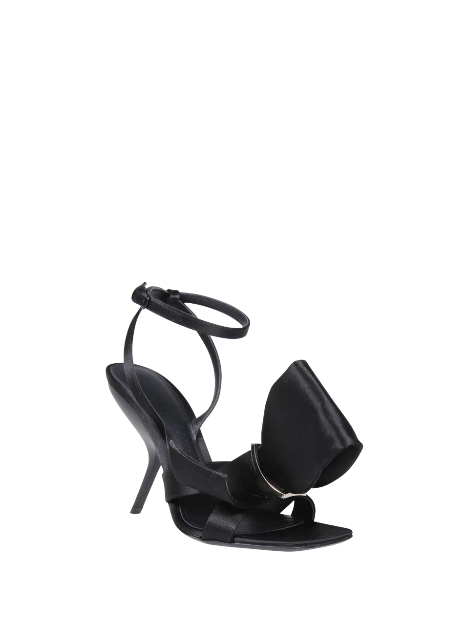 WOMAN FERRAGAMO BLACK LEATHER HELENA X5 T SANDAL