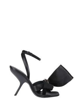 WOMAN FERRAGAMO BLACK LEATHER HELENA X5 T SANDAL