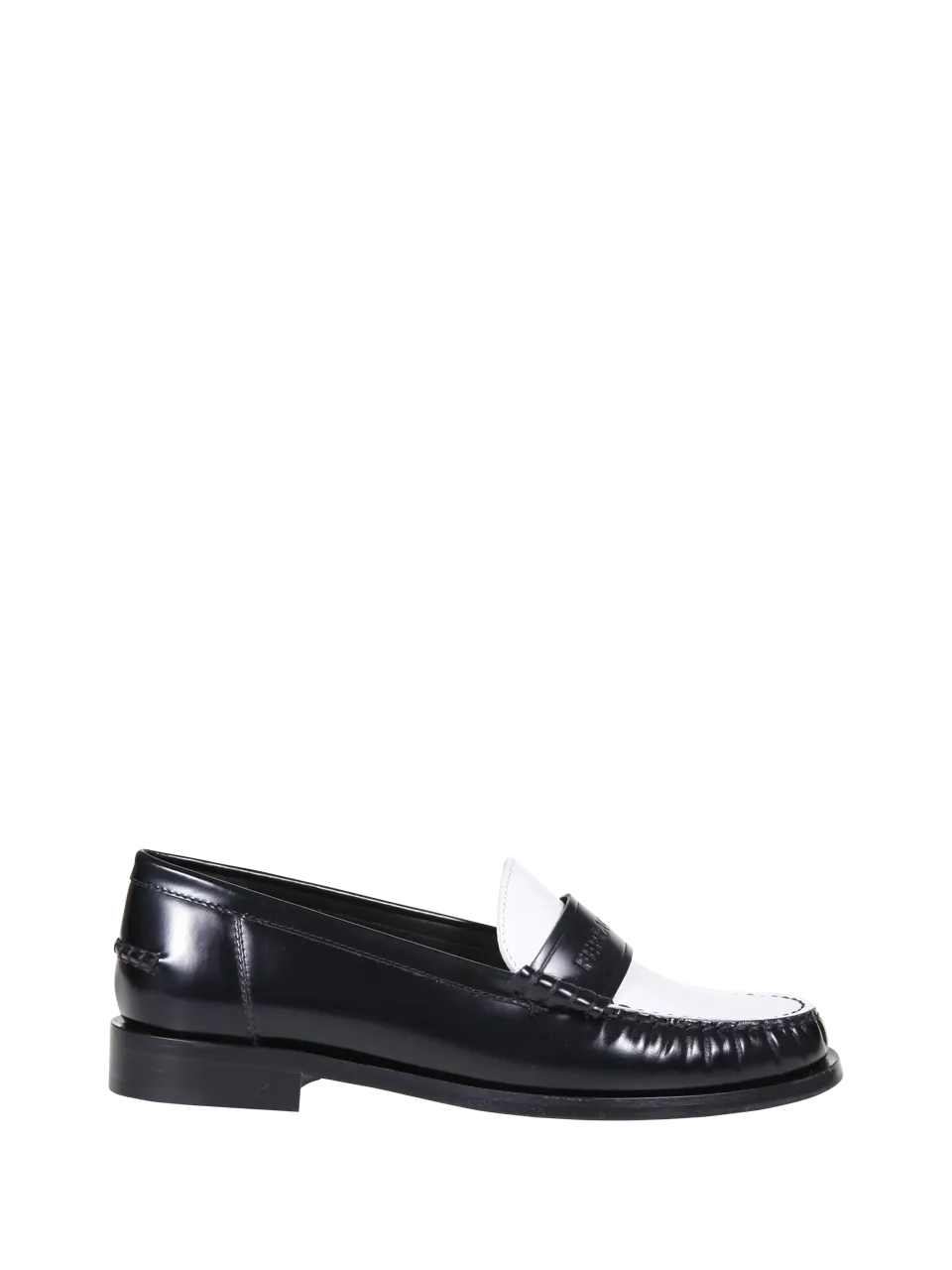 WOMAN FERRAGAMO BLACK LEATHER IRINA LOAFER