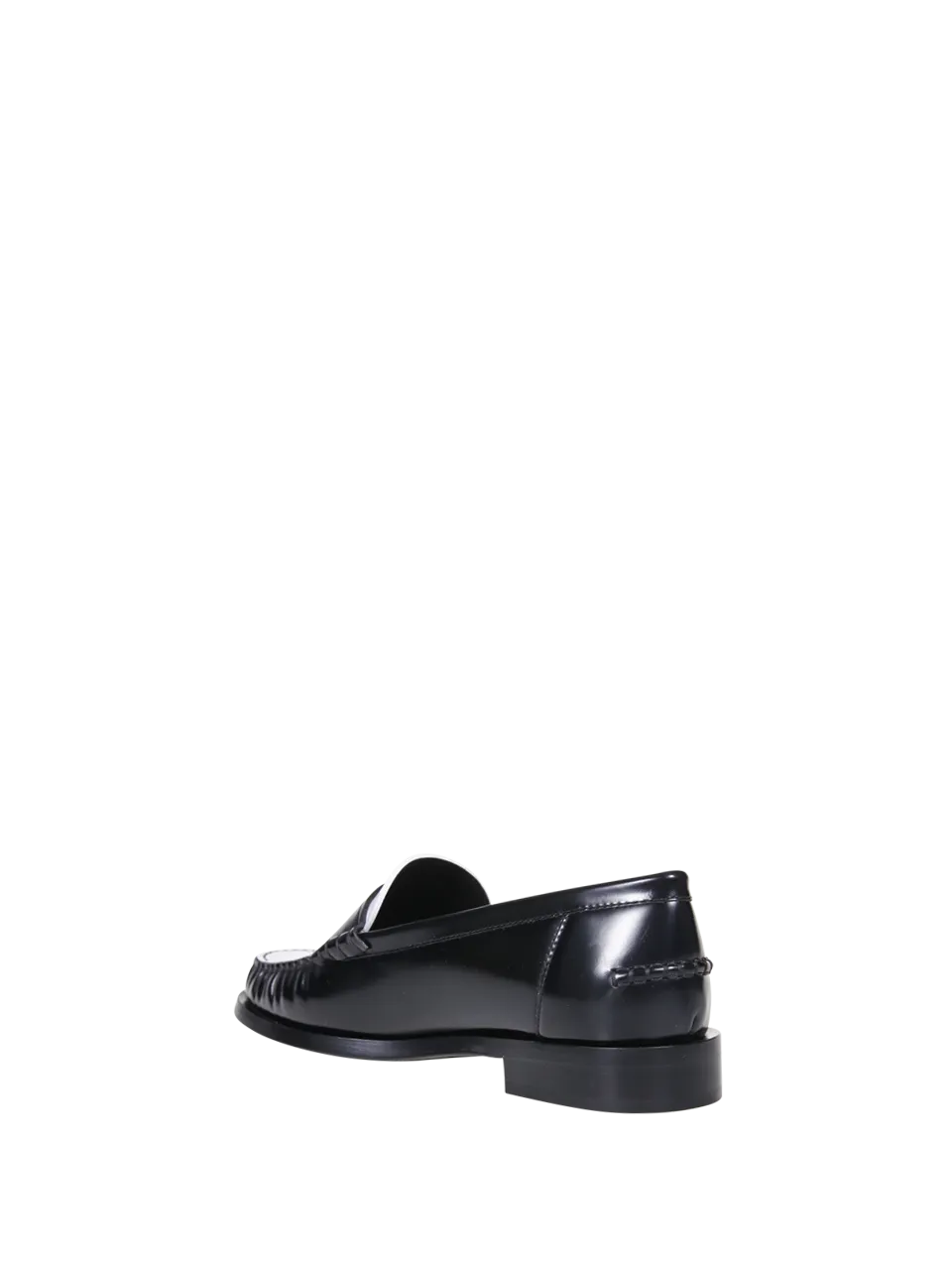 WOMAN FERRAGAMO BLACK LEATHER IRINA LOAFER