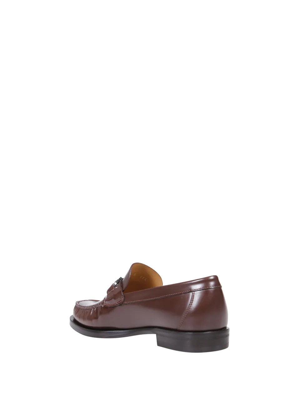 WOMAN FERRAGAMO BROWN LEATHER FORT LOAFER