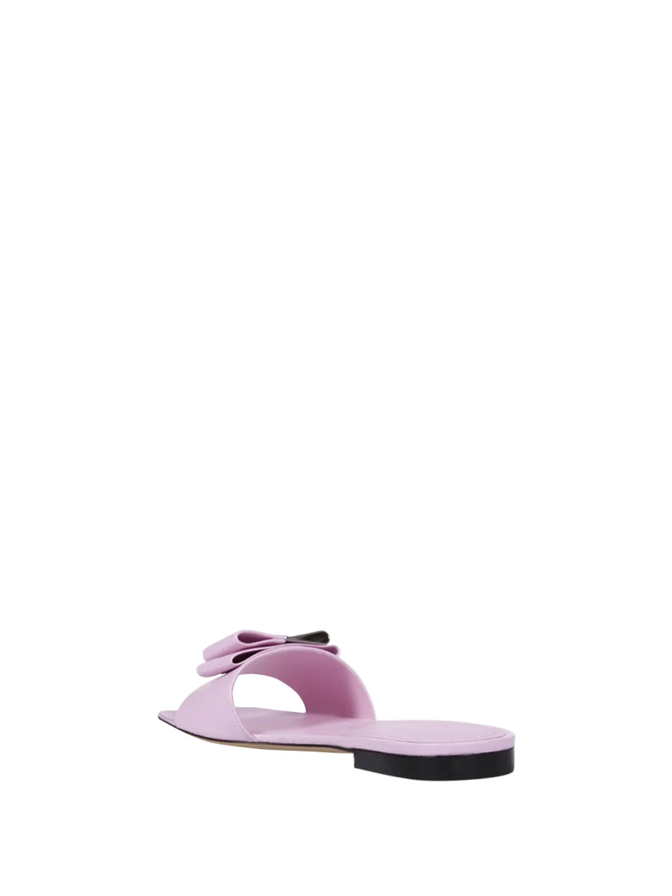 WOMAN FERRAGAMO PINK LEATHER LYANA MULES