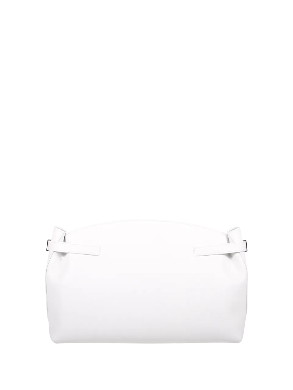 WOMAN FERRAGAMO WHITE CALF LEATHER HUG SOFT BAG