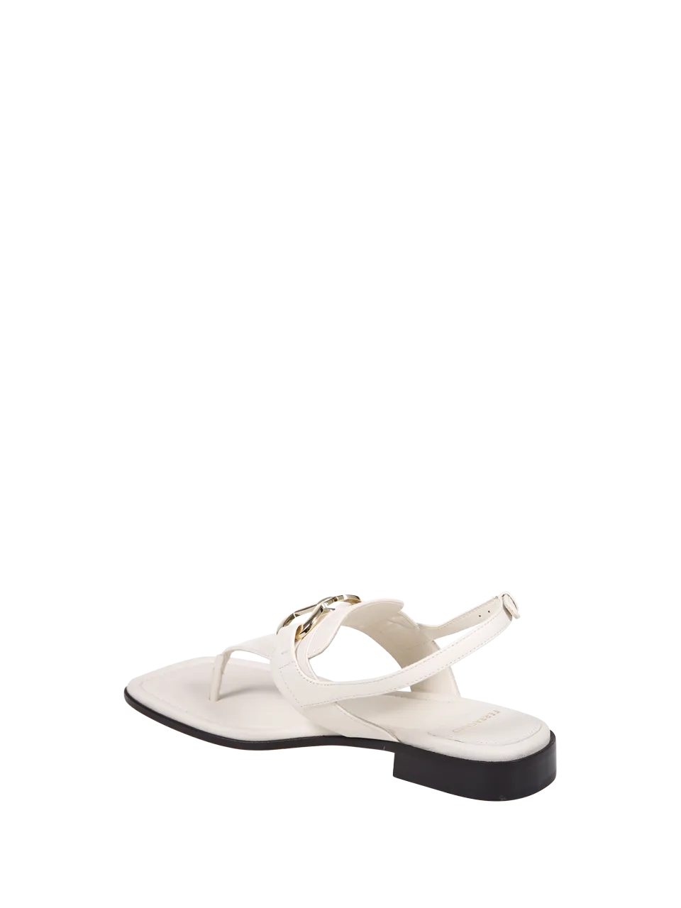 WOMAN FERRAGAMO WHITE CALFSKIN LULA SANDAL